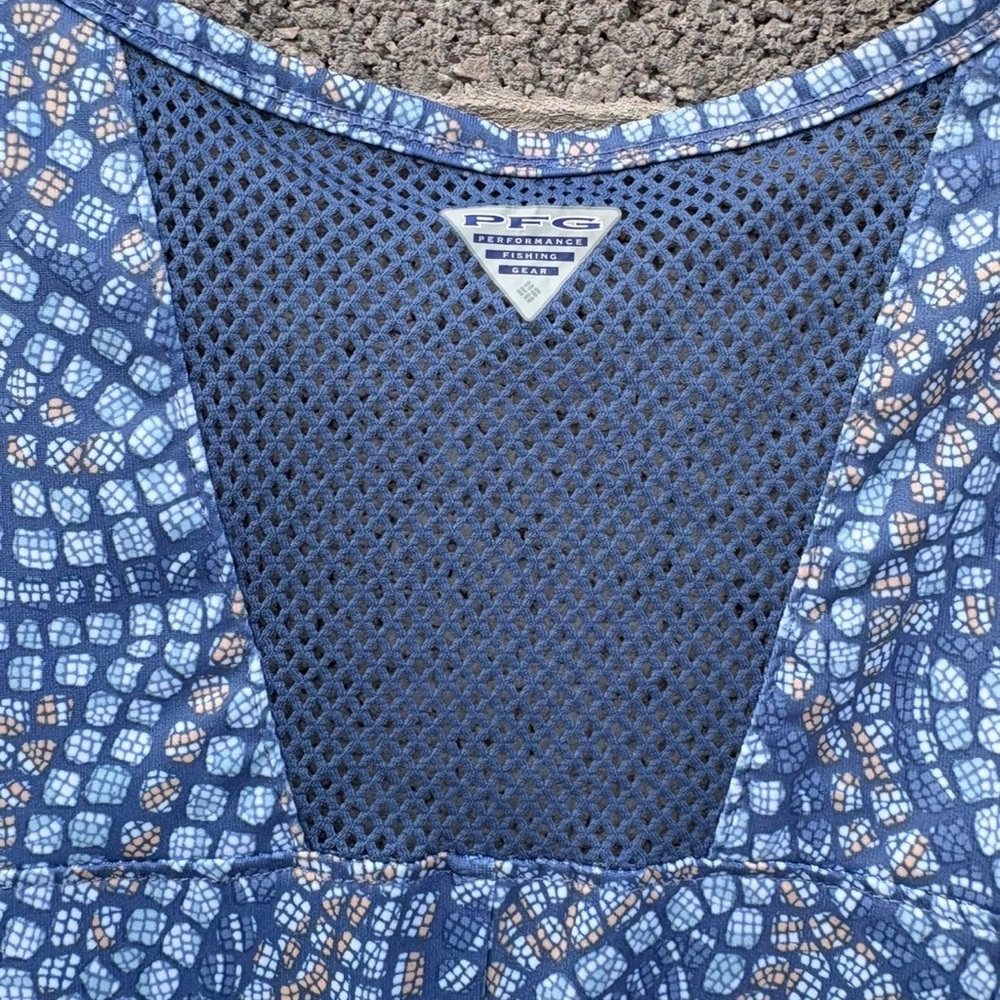Columbia PFG Women's XL Midway Bay Active Tank Mini Dress Blues Cooling Vacation - Picture 7 of 11